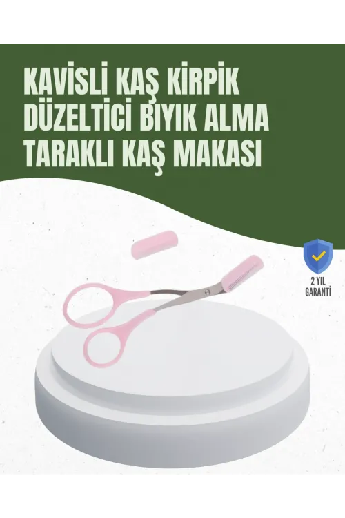 Hassas Kesim İçin Kavisli Yüz Bakım Makası