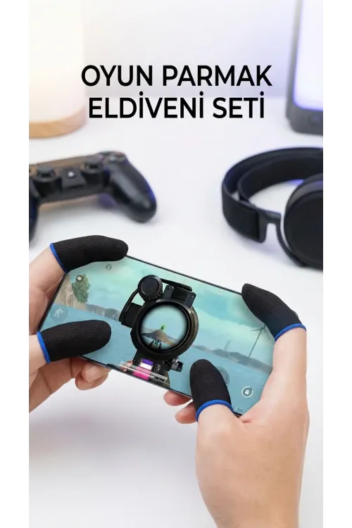 Hassas Kontrol Sunan Dayanıklı Oyuncu Parmaklık Eldiveni