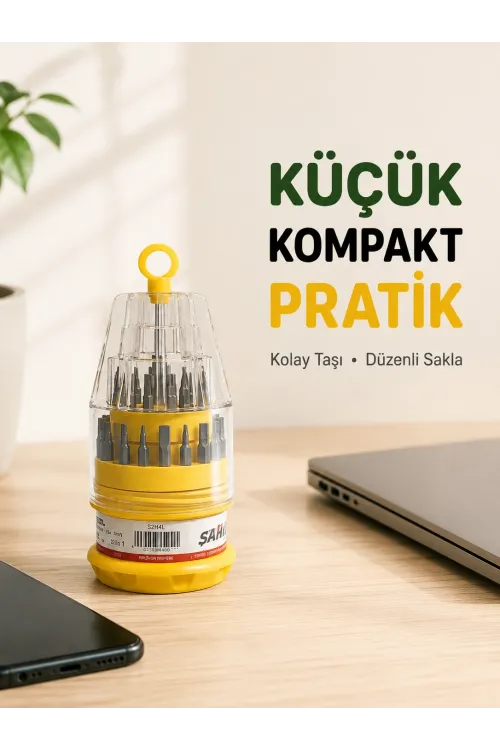 Hassas Tornavida Seti Kaymaz Saplı Elektronik Onarım Seti