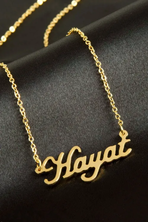 Hayat isimli kolye (Kişiye Özel)