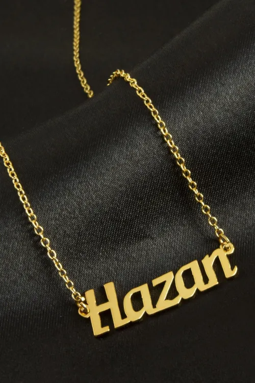 Hazan isimli kolye (Kişiye Özel)