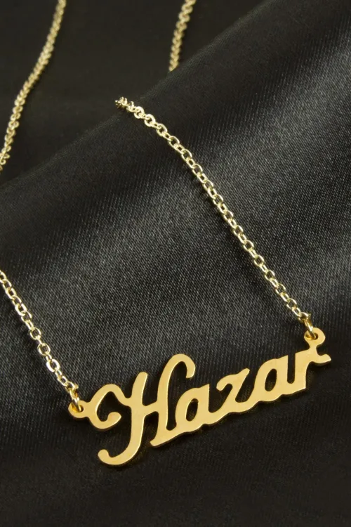 Hazar isimli kolye (Kişiye Özel)