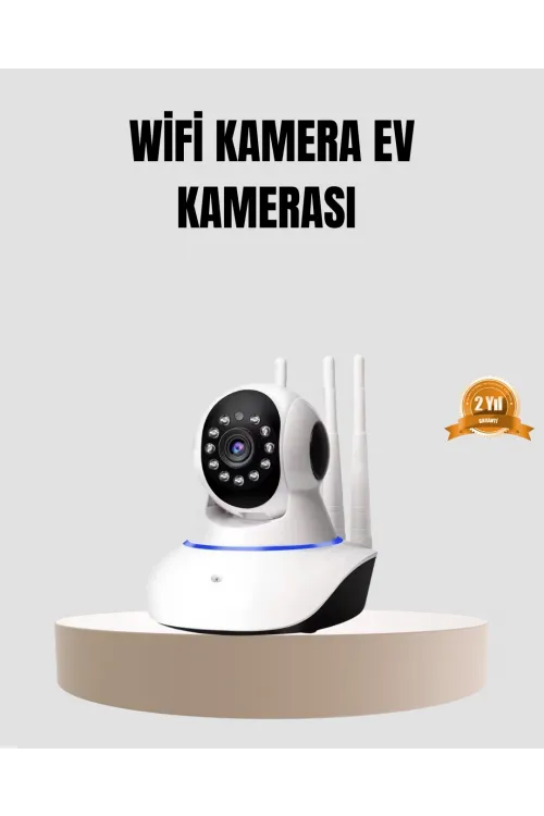 Hd Ip Kamera – Gece Görüşlü, Hareket Sensörlü, Mobil Takip Ve Çift Yönlü Ses
