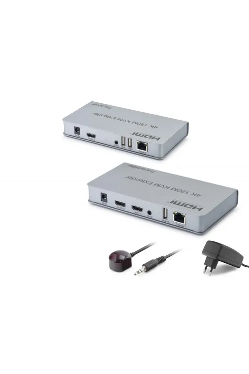 Hdmı Kvm Extender 4K 120 M Usb Ir Loop Out HDX1423