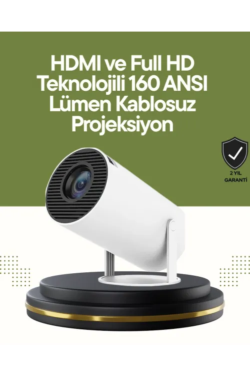 Hdmı Ve Usb Girişli Uzun Ömürlü Ampullü Projeksiyon