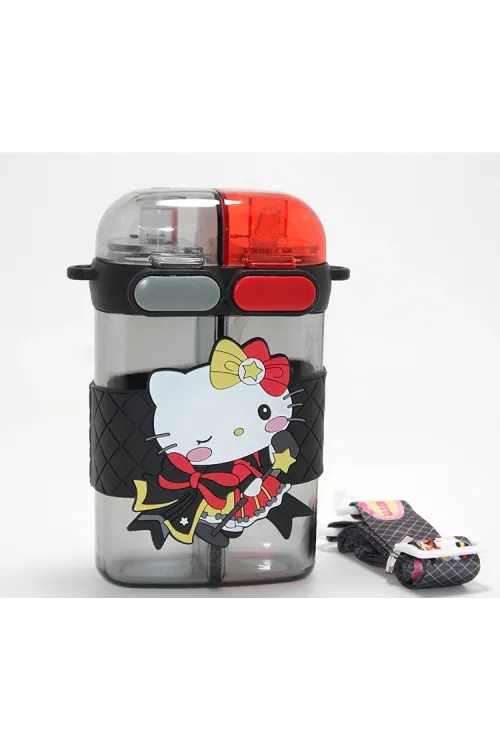 Hello Kitty Figürlü Çift Bölmeli Matara Suluk IEG4716