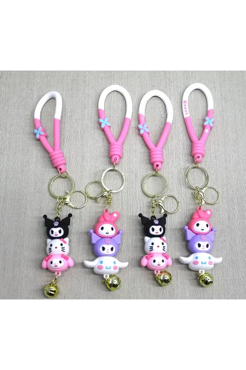 Hello Kitty Serisi Silikon Anahtarlık IEG4257