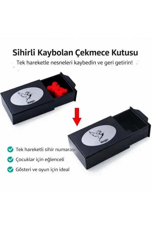 Herşeyi Kaybeden Sihirli Kutu Sihirli Çekmece 3x10x7 Cm