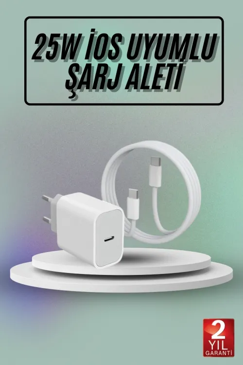 Hızlı Şarj Güç Adaptörü Şarj Aleti İos Uyumlu 15/pro/pro Max