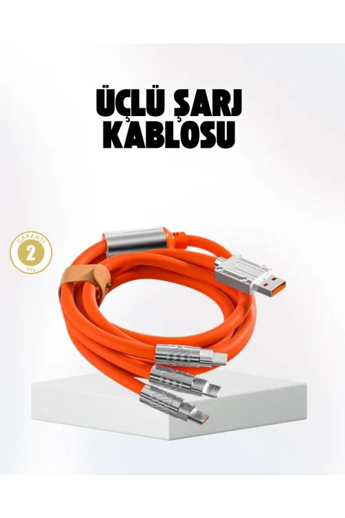 Hızlı Şarj Uyumlu Şarj Kablosu – Esnek Yapı, Güçlü Bağlantı, Yüksek Performans