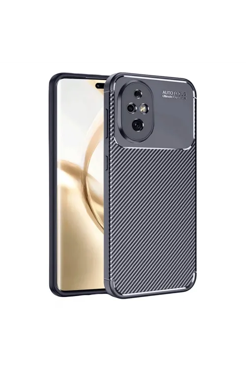Honor 200 Kılıf Auto Focus Karbon Kapak - Lacivert