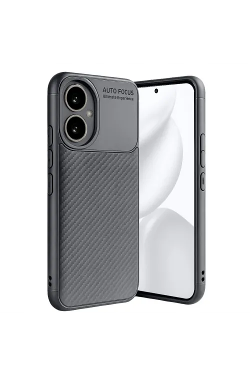 Honor 400 Kılıf Auto Focus Karbon Kapak - Gri
