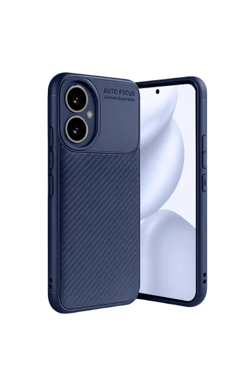Honor 400 Kılıf Auto Focus Karbon Kapak - Lacivert