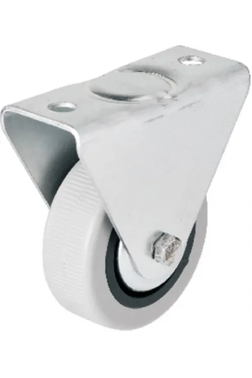 Hts 106 - 50 mm Sabit Kapaklı Gri PVC Teker