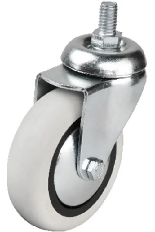 Hts 352 - 75x25 mm PVC Makaralı Vidalı Teker 4 Adet