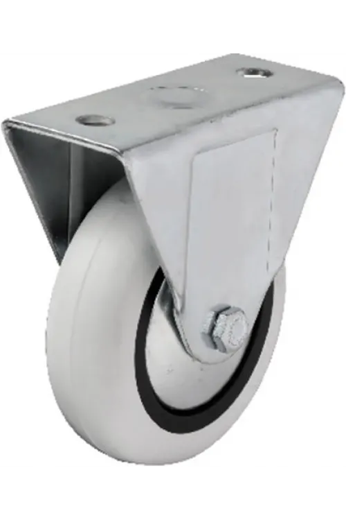 Hts 355 - 75x25 mm PVC Makaralı Sabit Teker 4 Adet