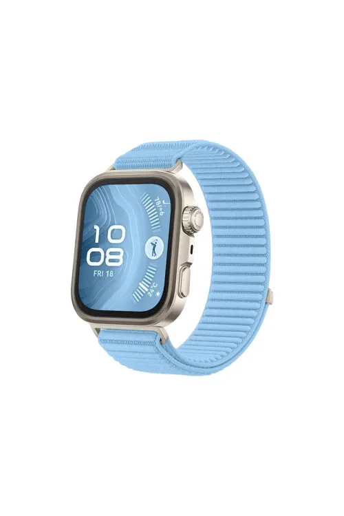 Huawei Fit 4 Braid Kordon (SAAT DEĞİLDİR) - Açık Mavi