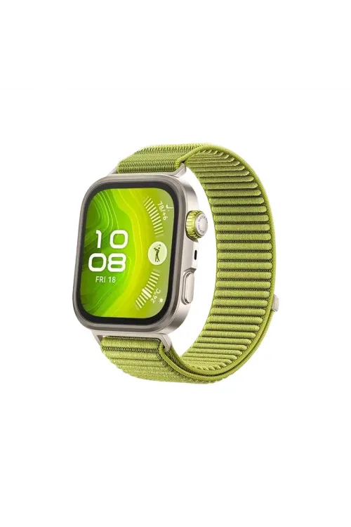 Huawei Fit 4 Braid Kordon (SAAT DEĞİLDİR) - Açık Yeşil