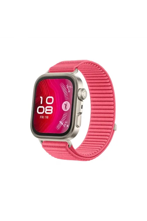 Huawei Fit 4 Braid Kordon (SAAT DEĞİLDİR) - Rose