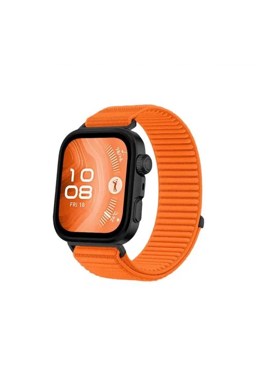 Huawei Fit 4 Braid Kordon (SAAT DEĞİLDİR) - Turuncu