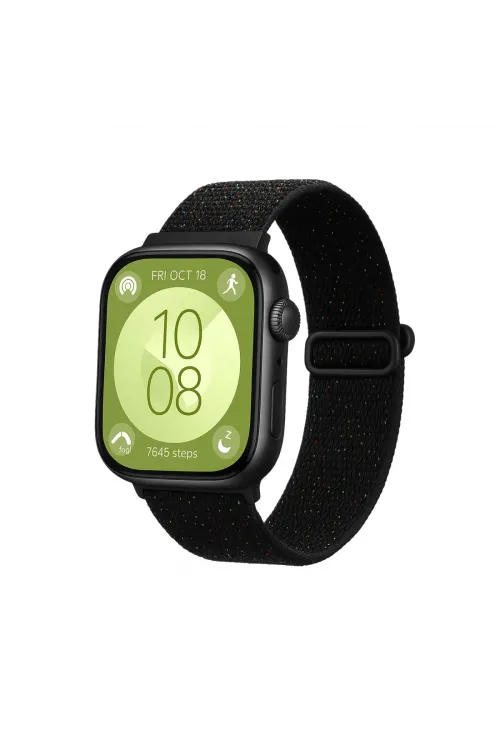 Huawei Fit 4  Kordon (saat Değildir) - Benekli Siyah