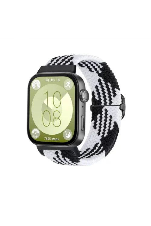 Huawei Fit 4  Kordon (saat Değildir) - Siyah-beyaz