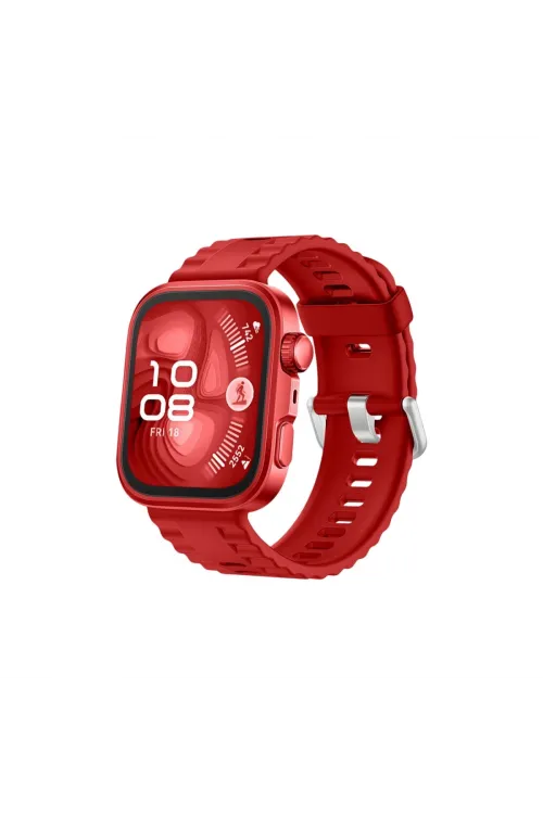 Huawei Fit 4 Nova Silikon Kordon (saat Değildir) - Kırmızı