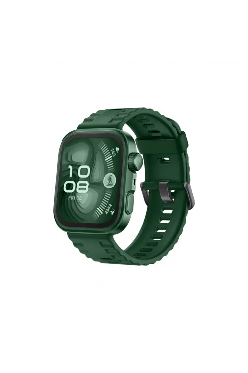Huawei Fit 4 Nova Silikon Kordon (saat Değildir) - Koyu Yeşil
