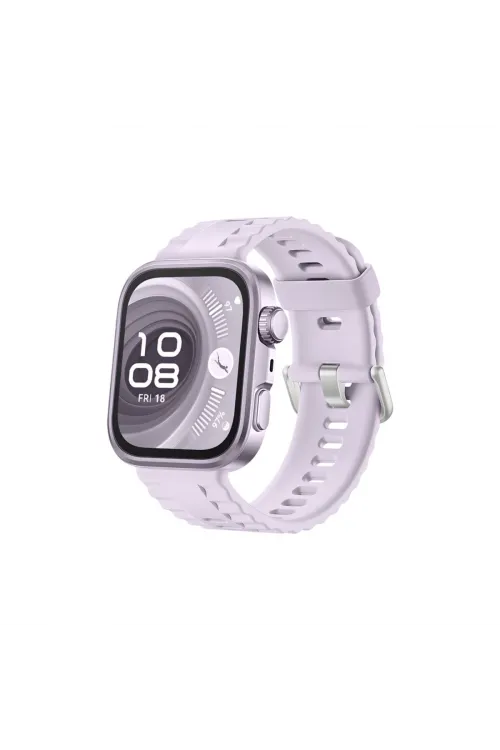 Huawei Fit 4 Nova Silikon Kordon (saat Değildir) - Lila