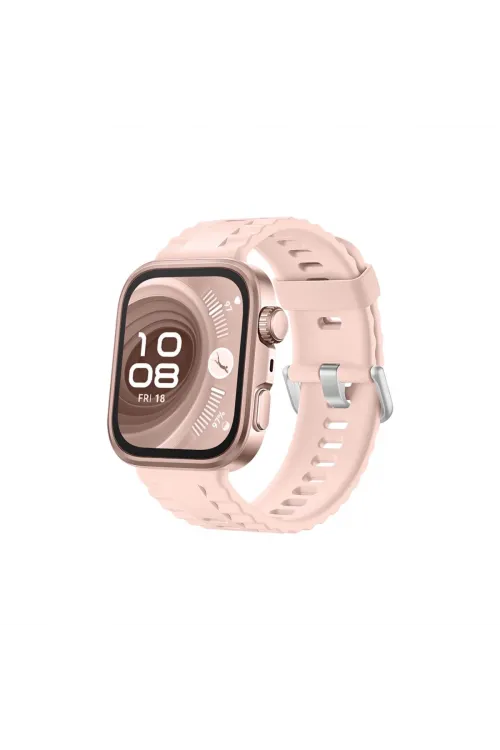 Huawei Fit 4 Nova Silikon Kordon (saat Değildir) - Pembe