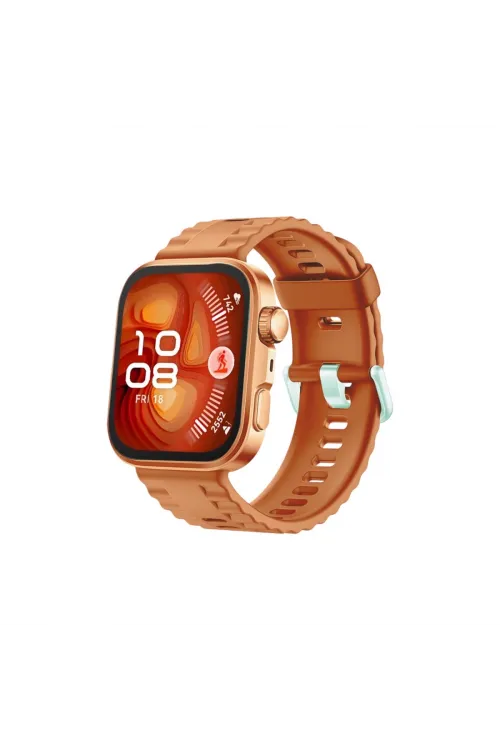 Huawei Fit 4 Nova Silikon Kordon (saat Değildir) - Turuncu