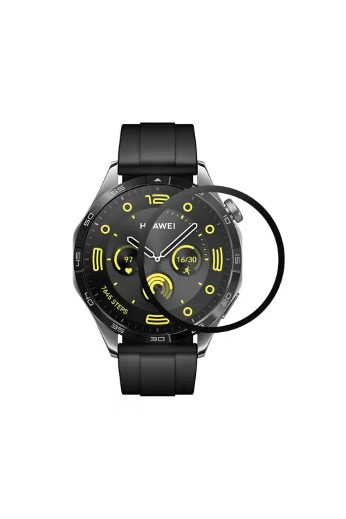 Huawei Gt4 41mm 18mm Polymer Nano Ekran Koruyucu - Şeffaf