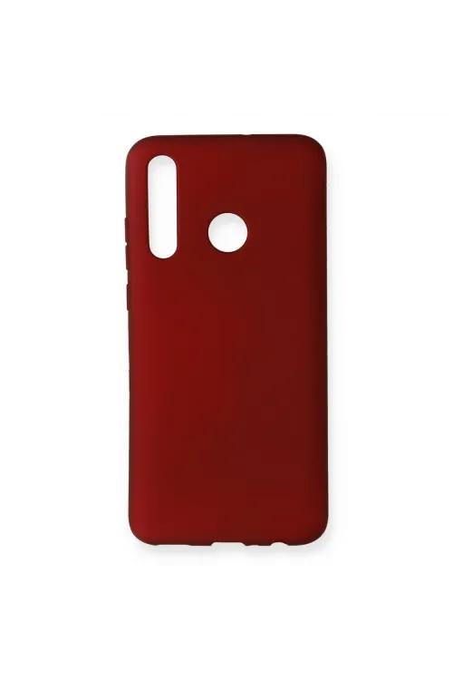 Huawei Honor 20 Lite Kılıf First Silikon - Bordo