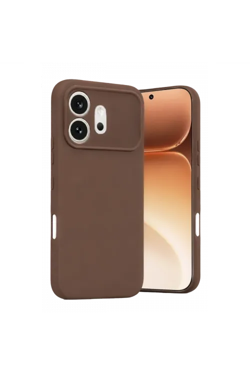 Huawei Honor 600 First Silikon - Kahverengi