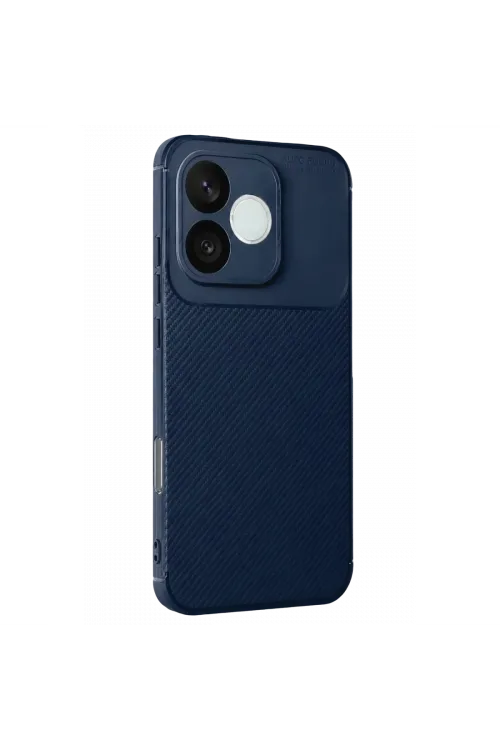 Huawei Honor 600 Lite Auto Focus Karbon Kapak - Lacivert