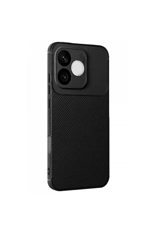 Huawei Honor 600 Lite Auto Focus Karbon Kapak - Siyah