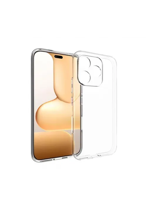 Huawei Honor 600 Lite Lüx Şeffaf Silikon - Şeffaf