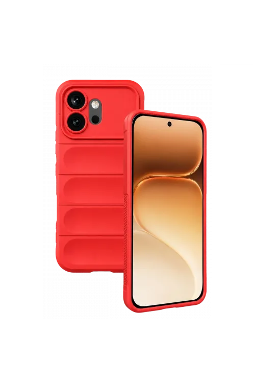 Huawei Honor 600 Optimum Silikon - Kırmızı