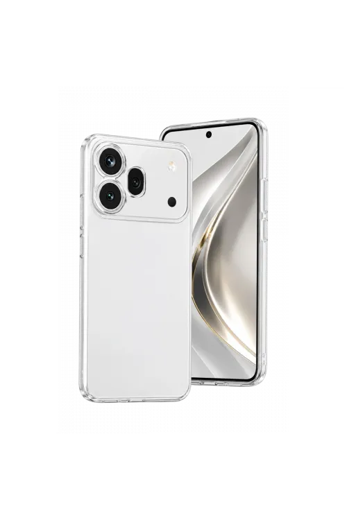 Huawei Honor 600 Pro Lüx Şeffaf Silikon - Şeffaf