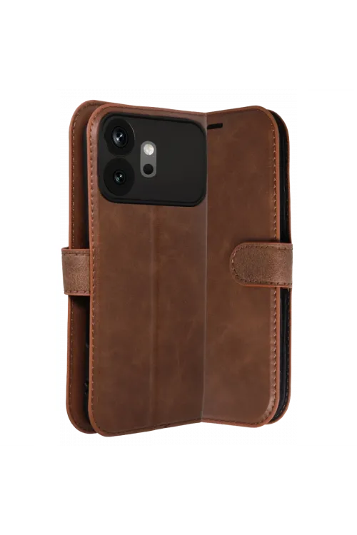 Huawei Honor 600 Trend S Plus Kapaklı Kılıf - Taba