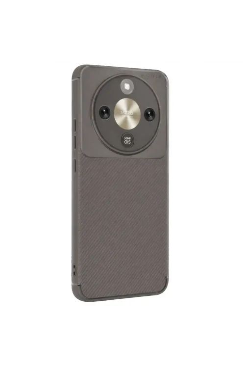 Huawei Honor Magic 8 Lite Auto Focus Karbon Kapak - Gri