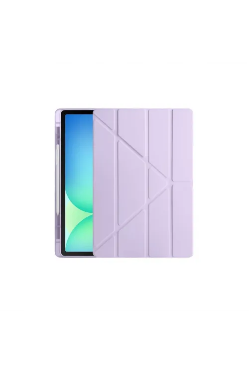 Huawei Honor Pad X9 11.5 Kılıf Kalemlikli Mars Tablet Kılıfı - Lavender