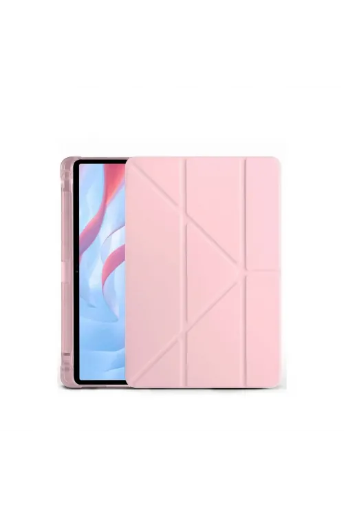 Huawei Honor Pad X9a Kalemlikli Mars Tablet Kılıfı - Rose Gold