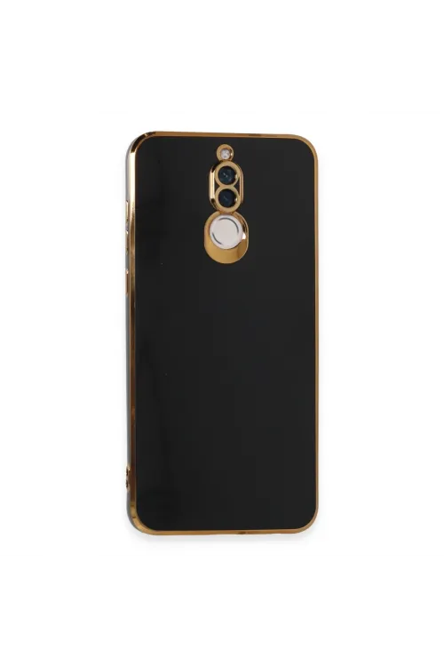 Huawei Mate 10 Lite Kılıf Volet Silikon - Siyah