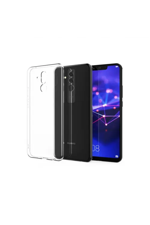 Huawei Mate 20 Lite Kılıf Lüx Şeffaf Silikon