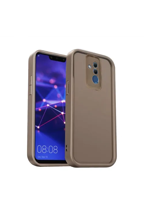 Huawei Mate 20 Lite Kılıf Viera Silikon - Kahverengi
