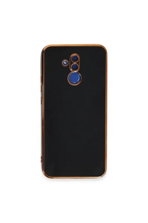 Huawei Mate 20 Lite Kılıf Volet Silikon - Siyah