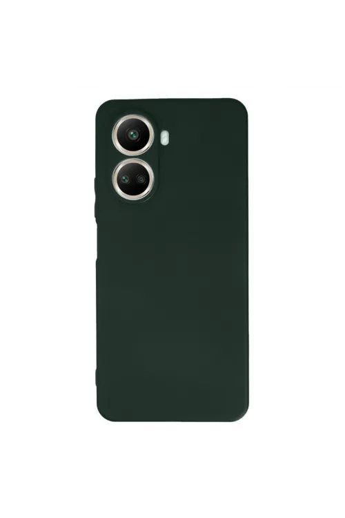 Huawei Nova 10 Se Kılıf First Silikon - Koyu Yeşil