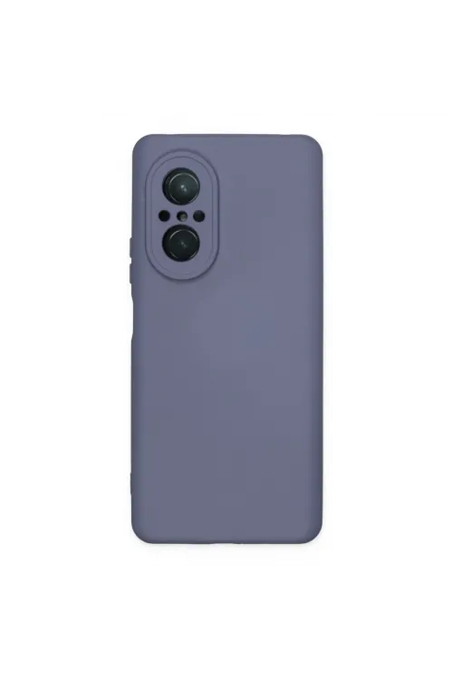 Huawei Nova 9 Se Kılıf Nano İçi Kadife Silikon - Gri