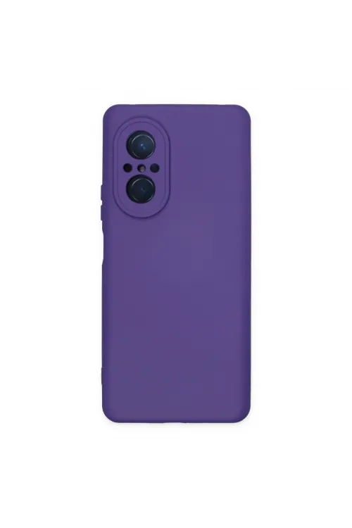 Huawei Nova 9 Se Kılıf Nano İçi Kadife Silikon - Mor